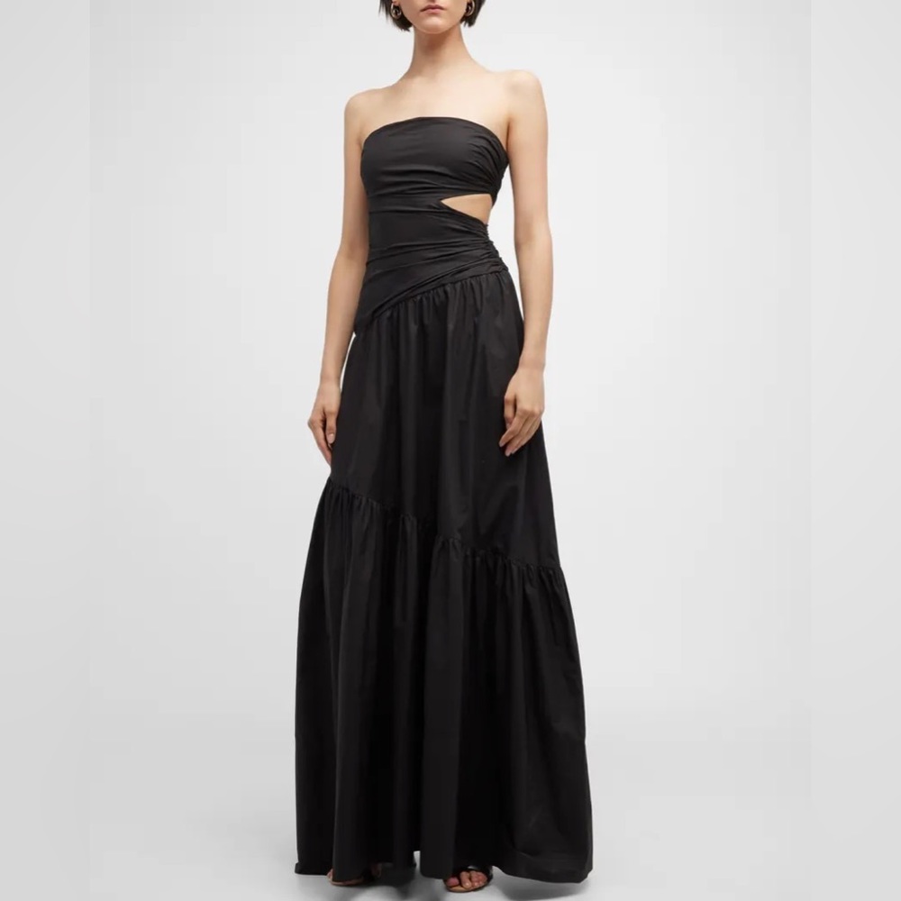 A.L.C Lark Strapless Drop Waist Maxi Dress